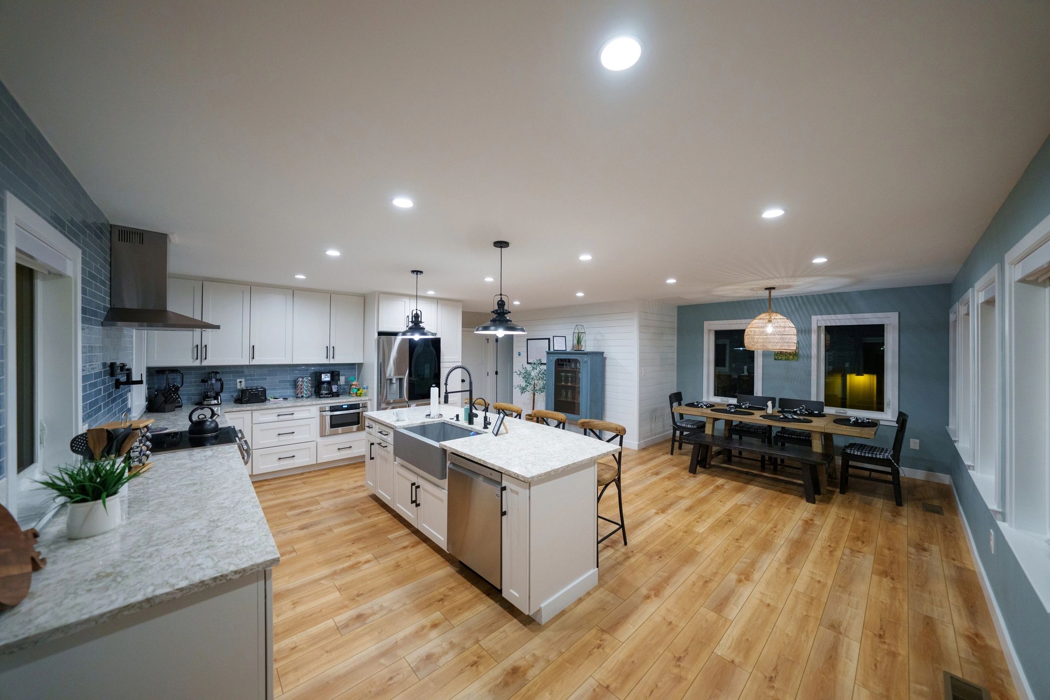 Bright, clean kitchen interior
